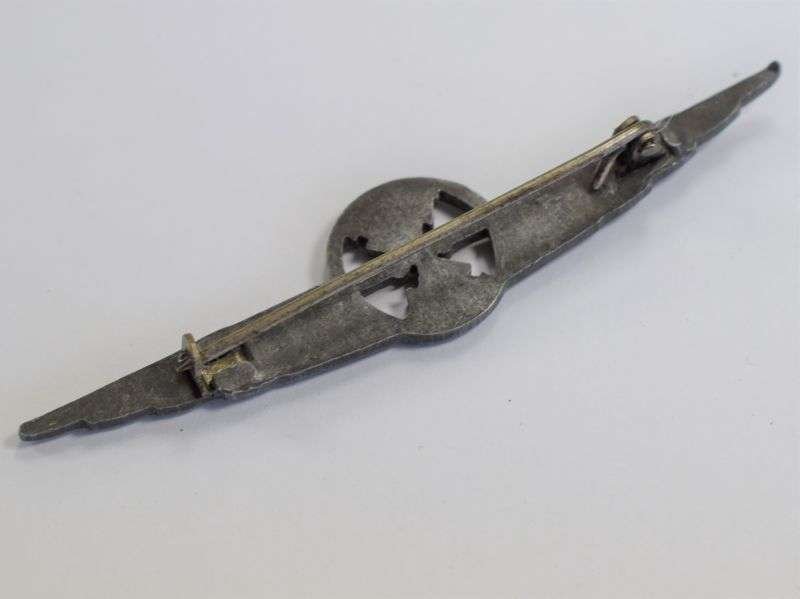 B66) Original WW2 Italian Air Force Radio Operator Wings Badge — image 4