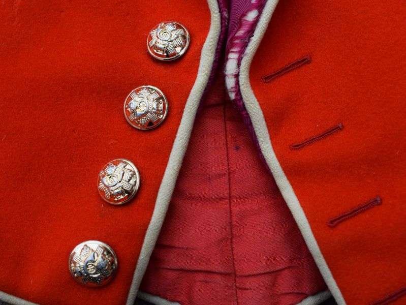 B28) Early Post WW2 HLI Officers Mess Dress Jacket Parachute Trained Lieutenant — image 15