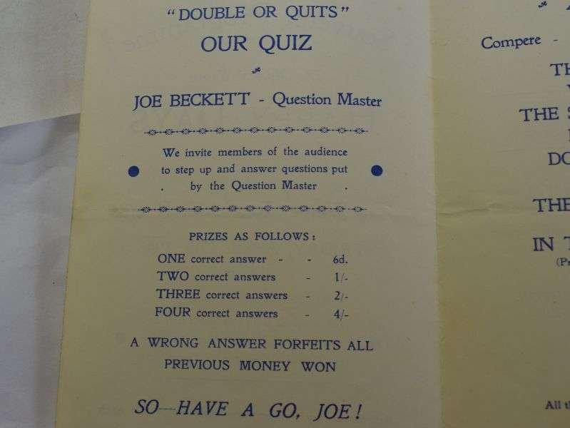 B18) Original Late WW2 Musical Show program me Happy Days April 1945 — image 4