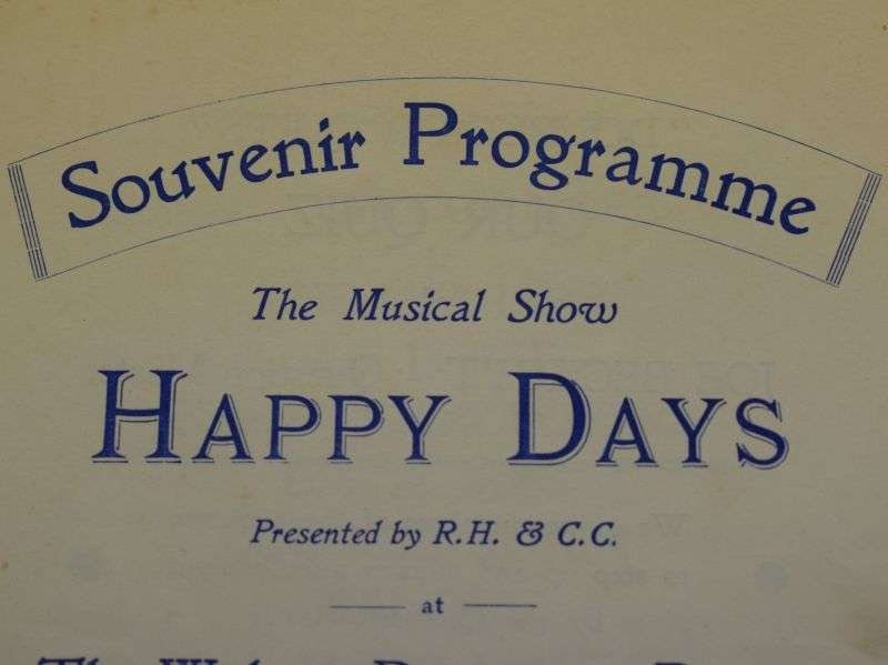 B18) Original Late WW2 Musical Show program me Happy Days April 1945 — image 7