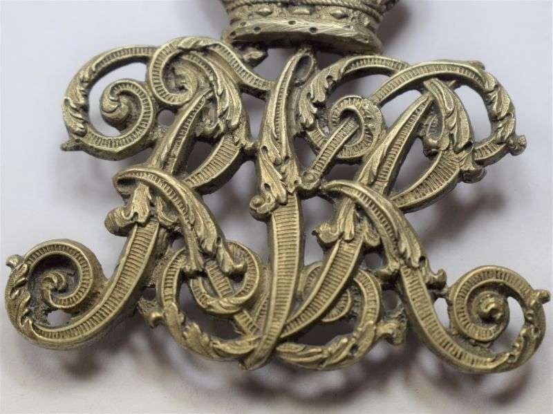 AAY) Very Nice Unidentified Original Victorian Helmet or Pouch Badge RKR? — image 5