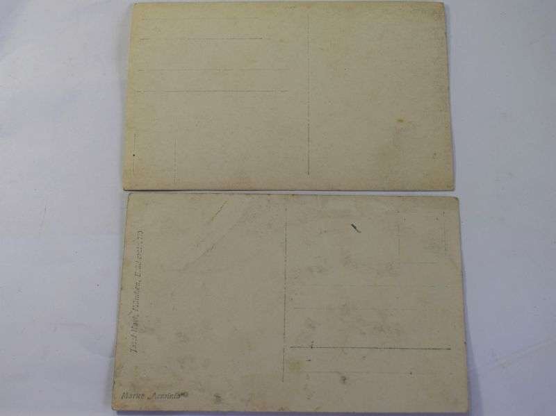 E) Nice Original WW1 German Army Group Photograph Pair — image 2