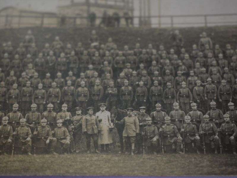 E) Nice Original WW1 German Army Group Photograph Pair — image 5