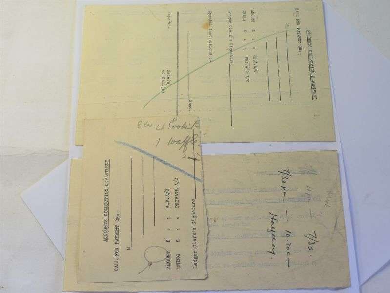 J) Set of 3 WW2 ARP Engeneering Papers, Working Rota etc 1940 — image 2