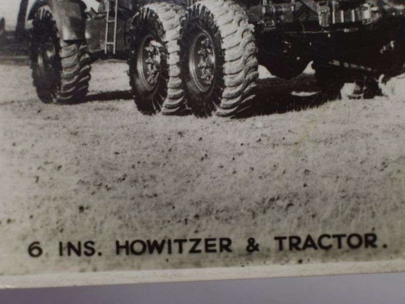 42 Original WW2 Photograph 6inch Howitzer & Gun Tractor — image 4
