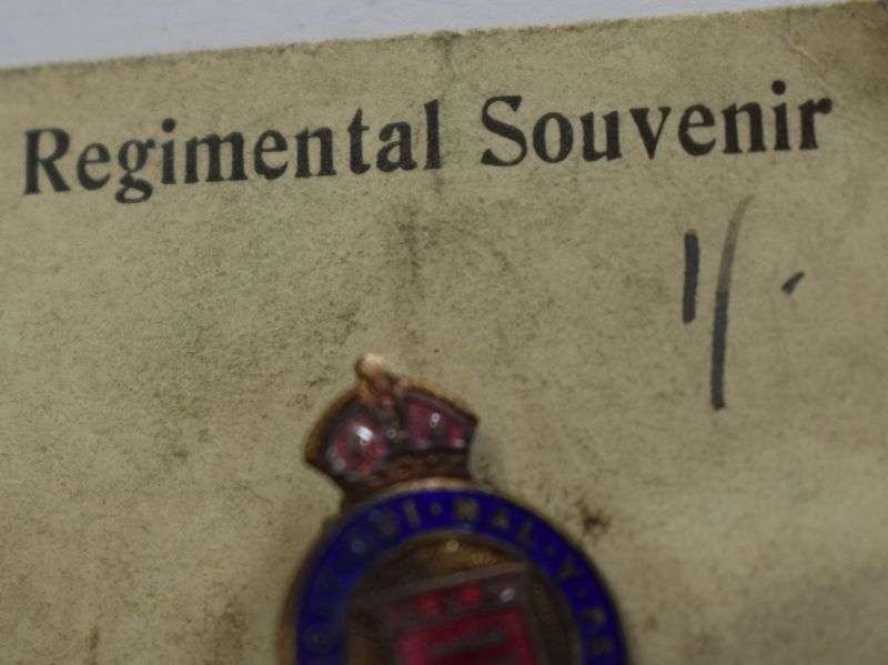 Original WW2 Royal Army Ordnance Corps Sweetheart Brooch Still On Backing Card — image 4