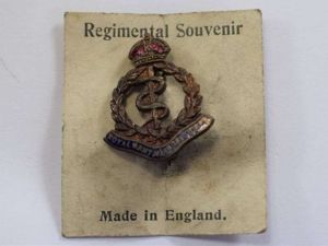 Original WW2 Royal Army Medical Corps Sweetheart Brooch Still On …