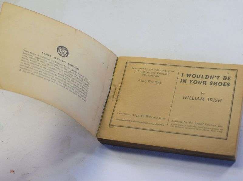 77 Original WW2 US Military Forces Issue Book I Wouldn't Be In Your Shoes Dated 1943 — image 4