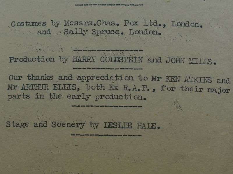 80 Original RAF Pucklechurch Comedy Play Program The Dover Road — image 4