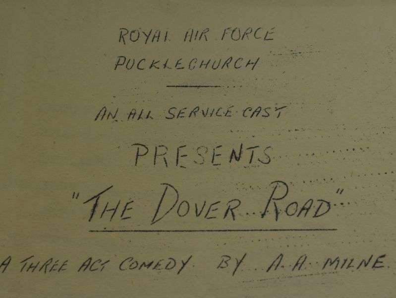 80 Original RAF Pucklechurch Comedy Play Program The Dover Road — image 8
