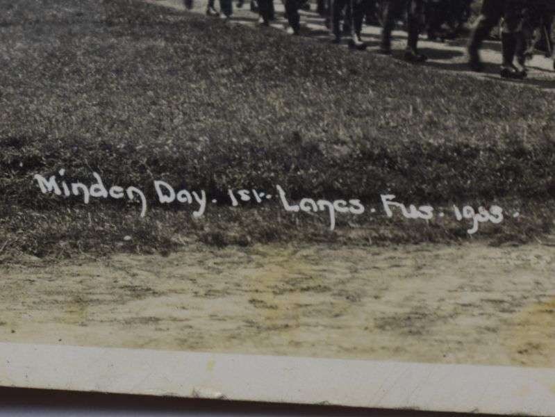 77 Original Photograph Minden Day 1st Lancashire Fusiliers 1935 — image 3