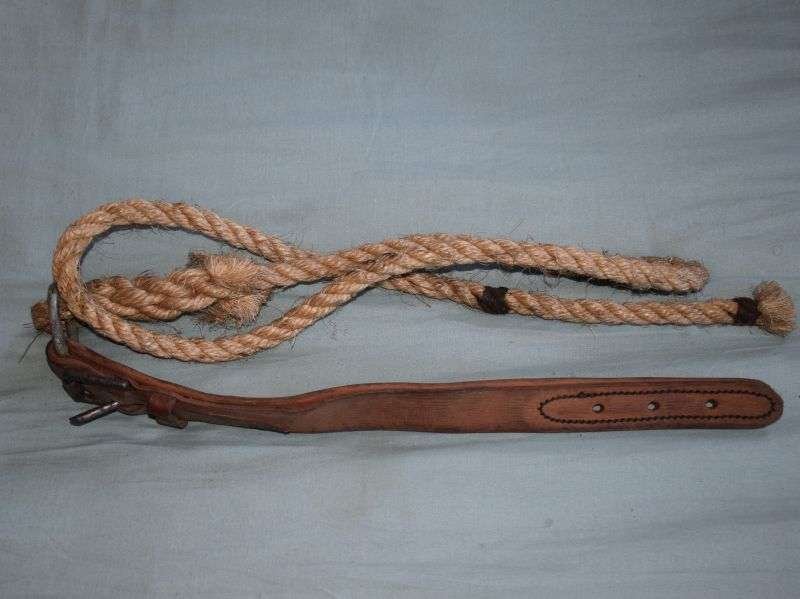 88) Excellent Original WW2 British Cavalry Horse Hobble Dated 1944 — image 3