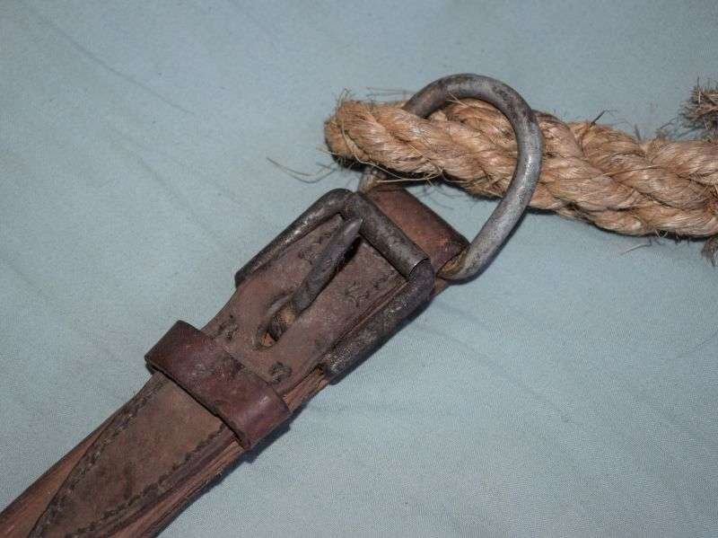 88) Excellent Original WW2 British Cavalry Horse Hobble Dated 1944 — image 4