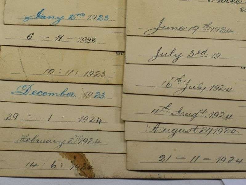 51 Interesting Set of 13 Royal Sussex Regiment Band Programs Dated 1923-1924 — image 4