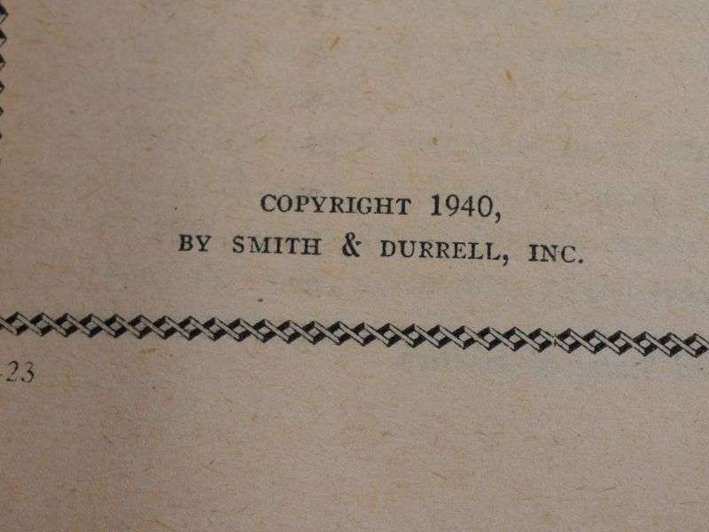 52 Original WW2 US Military Forces Novel Aunt Beardie Dated 1940 — image 3