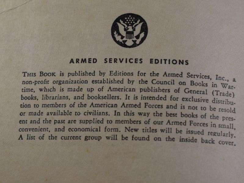 52 Original WW2 US Military Forces Novel Aunt Beardie Dated 1940 — image 5