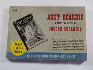 52 Original WW2 US Military Forces Novel Aunt Beardie Dated …