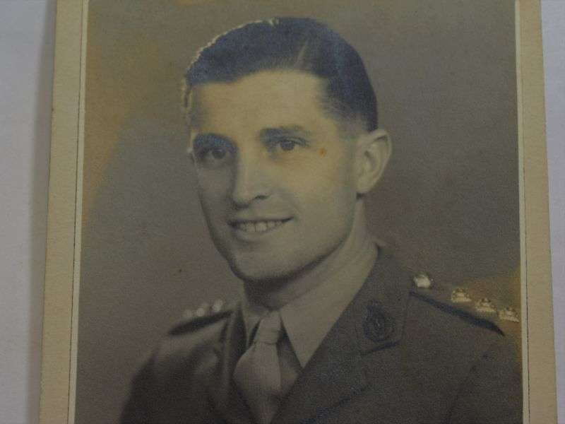 40 Original WW2 Portrait Photograph Royal Signals Officer — image 4