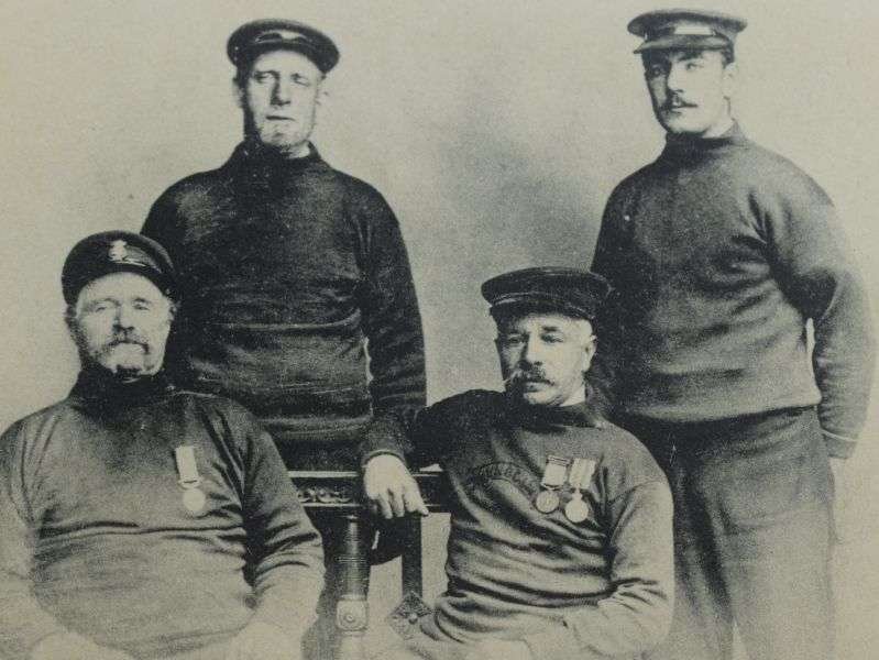 43 Original Early Poststcard Crew of the 'Sunbeam' Margate — image 3