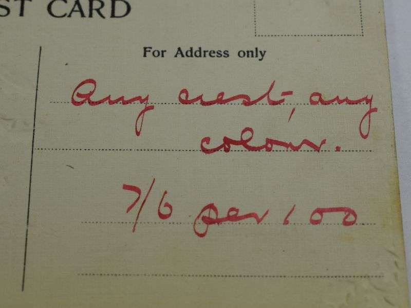 35 Excellent WW1 Army Service Corps Christmas Card Sales Sample — image 2