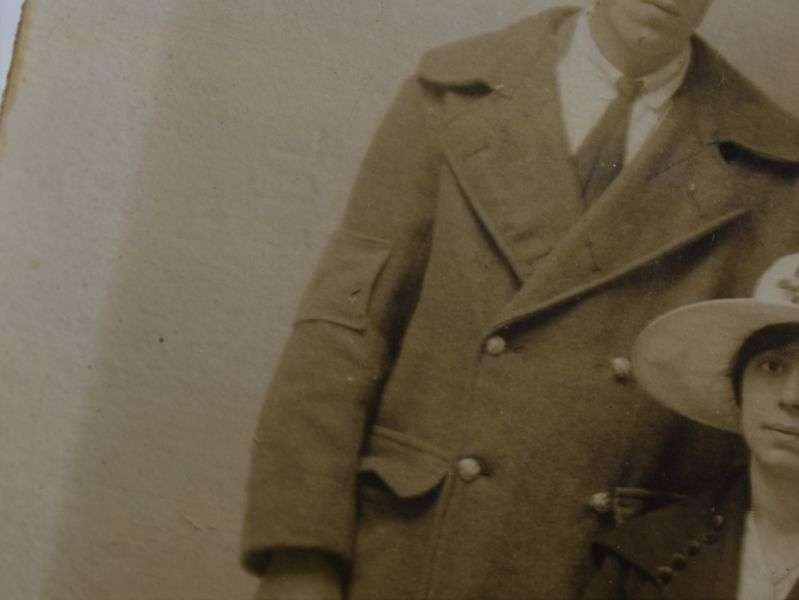 36 WW1 Photograph Post Card Injured Man & Girlfriend Royal Artillery — image 4