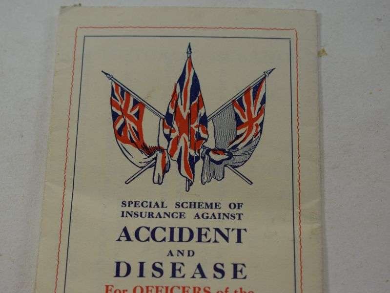 25 WW2 Insurance Against Accident & Disease for Officers RN, Army & RAF — image 6