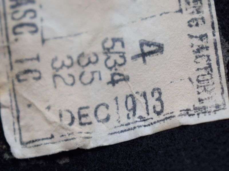 9 Excellent Original Early Army Service Corps Tunic with White Piping Dated 1913 — image 2