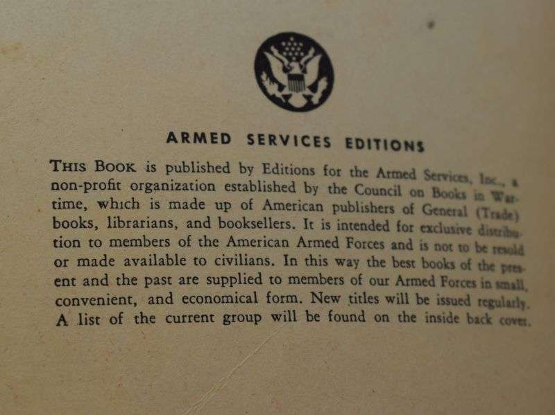 98 WW2 US Armed Forces Edition Book The Noise of Their Wings 1938 — image 5