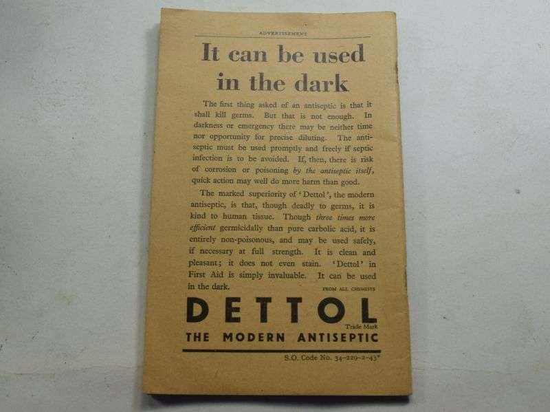 81 Original WW2 Air Raid Precautions Handbook No2 First Aid & Nursing Gas Casualties — image 2