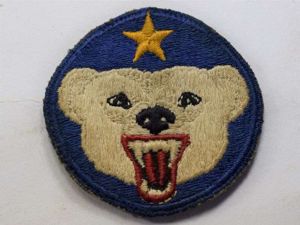 73 Original WW2 US Cloth Badge Alaska Defence