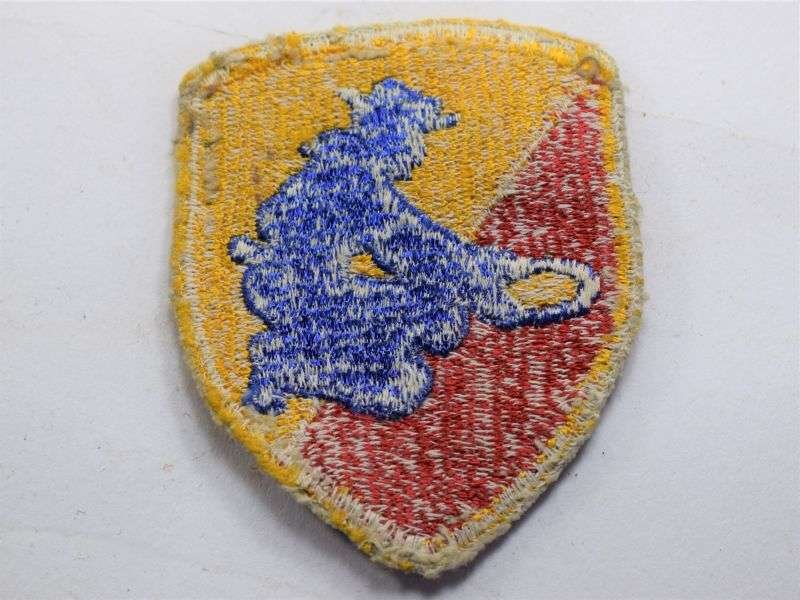 74) Original Post WW2 US Cloth Badge 49th Infantry Div. — image 2