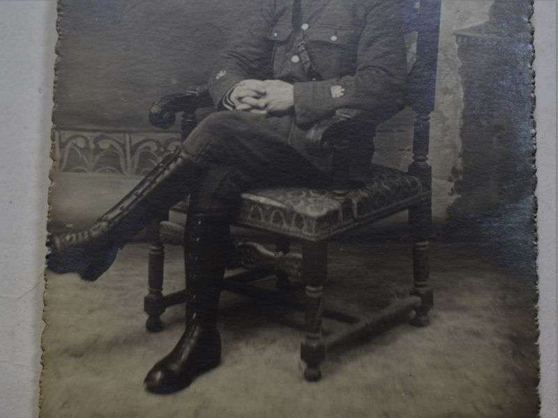 64 Interesting WW1 Studio Photograph of British Army Officer — image 3