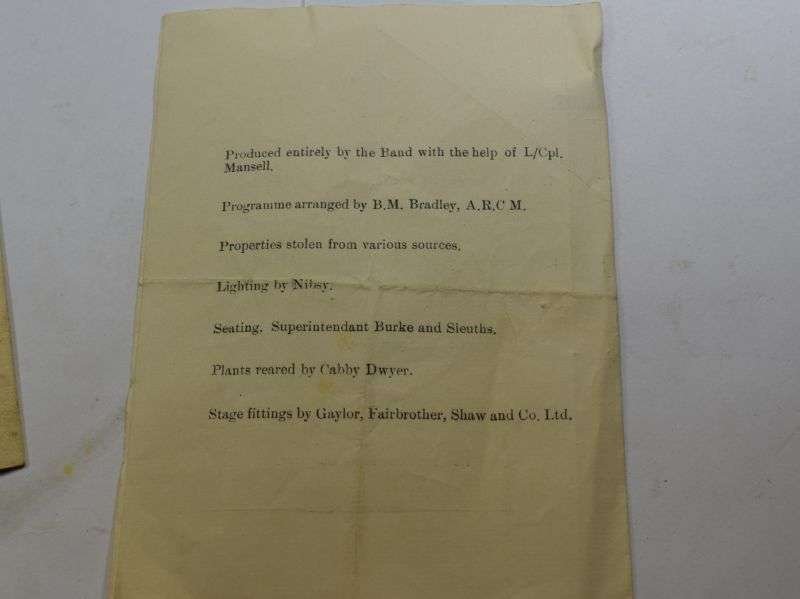 XX 1930s 1st Bn Devonshire Regiment 250th Anniversary Programme & Annual Ball Card Commemorating The Relief of Ladysmith 1900 — image 2