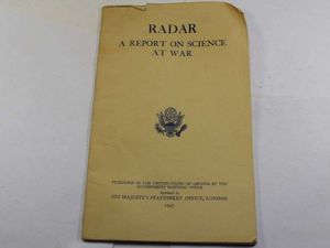 WW2 US Pamphlet, RADAR a Report on Science At War …