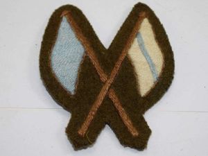 65 WW2? British Army Signal Mans Cloth Sleeve Badge