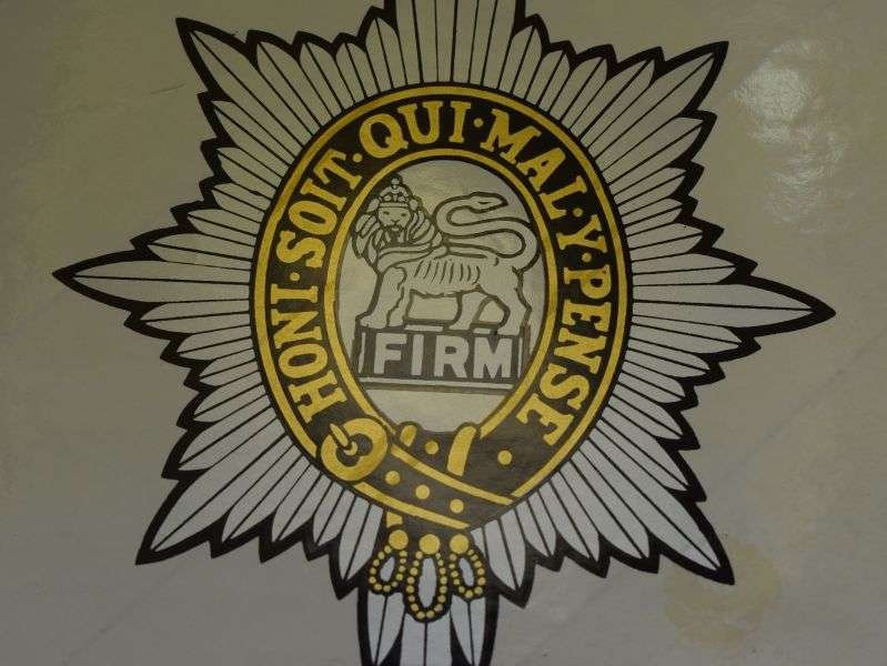 46 Large Post WW2 Worcestershire Regiment Vehicle Sticker? — image 3