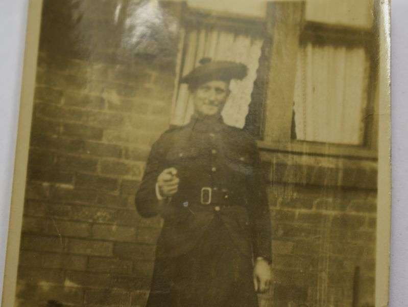 TT Original Small WW2 Photo of Sgt Major Jock MacHam, Black Watch — image 4