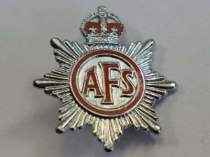 17 Original WW2 AFS Pin Back Lapel Badge