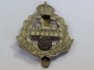 11 Original WW2 Cap Badge The East Lancashire Regiment
