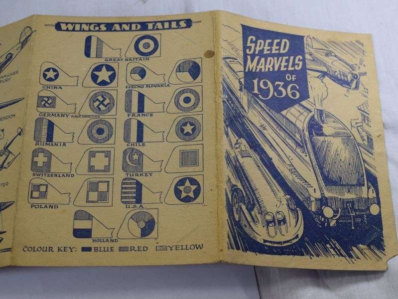 Vintage Speed Marvels of 1936 Post Card Album, Empty — image 6