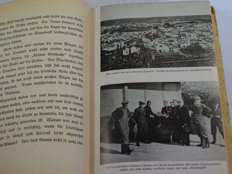 WW2 German Book 1941 Wir Funken fur Franco Spanish Civil War — image 5