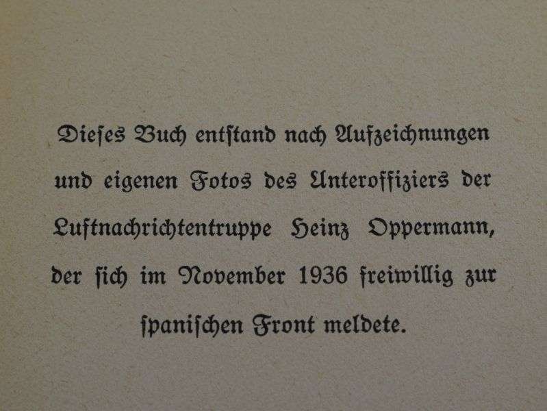 WW2 German Book 1941 Wir Funken fur Franco Spanish Civil War — image 6