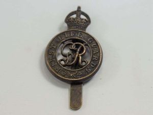 Original WW1 WW2 First Life Guards Cap Badge