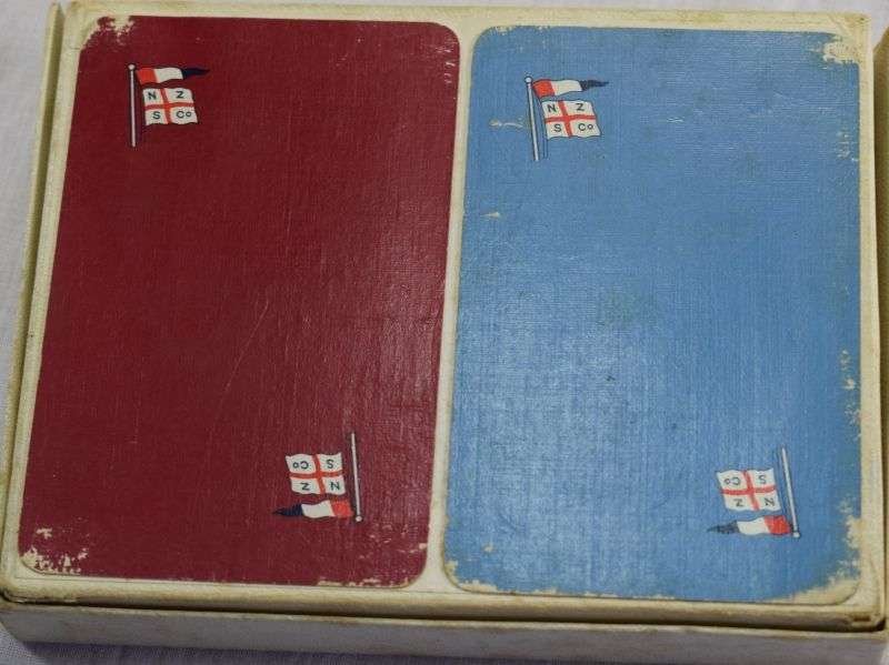Excellent Unopened Set of Vintage Playing Cards New Zealand Shipping Co — image 2