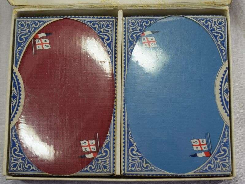 Excellent Unopened Set of Vintage Playing Cards New Zealand Shipping Co — image 6