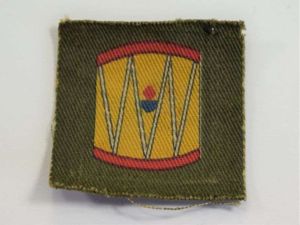 Original WW2 Printed Cloth Badge to The 45th West Country …