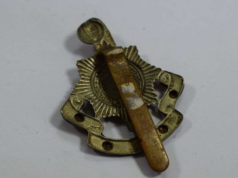 Original WW1 WW2 Royal Sussex Regiment Bi-Metal Cap Badge — image 2
