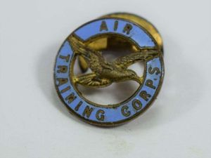 WW2 Air Training Corps Enamelled Lapel Badge