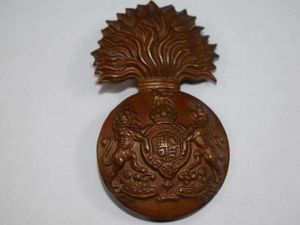 Excellent Original Large WW1 WW2 Royal Scots Fusiliers Cap Badge