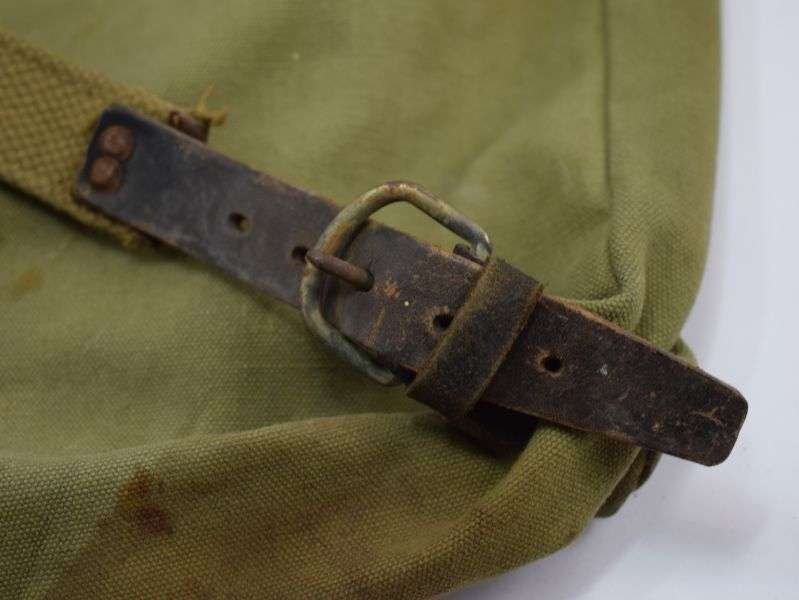 Unusual Post WW2 Small Knapsack Made From WW2 German & US Army Items — image 6